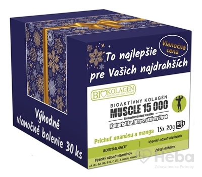 ASP Bioaktívny Kolagén Muscle (Vianoce)  30x20 g vrecúška s práškom na prípravu nápoja