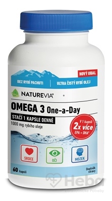 SWISS NATUREVIA OMEGA 3 One-a-Day 1000 mg  cps 1x60 ks