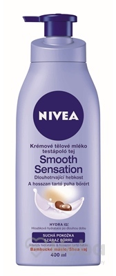 NIVEA Smooth Sensation, Krémové telové mlieko, 400ml