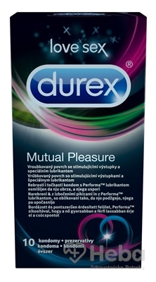 DUREX Mutual Pleasure  kondóm s benzokaínom 1x10 ks