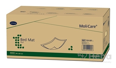 MoliCare Bed Mat Eco 5 kvapiek 40x60 cm  absorpčné podložky (inov.2020) 1x300 ks