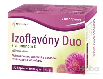 Noventis Izoflavóny Duo s vitamínom D  cps mol 4x15 (60 ks)
