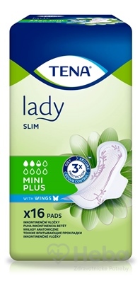TENA Lady Slim Mini Plus Wings  inkontinenčné vložky 1x16 ks