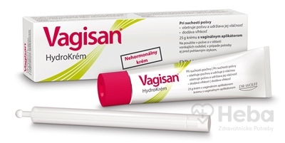 Vagisan HydroKrém  s vaginálnym aplikátorom 1x25 g