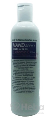 HAND SPRAY Jablko + vitamín E  tekutina na dezinfekciu a hygienu rúk 1x250 ml