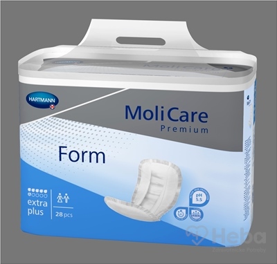 MoliCare Premium Form extra plus  vkladacie plienky, savosť 2377 ml, 1x30 ks