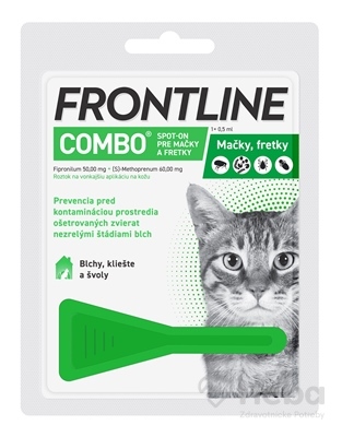FRONTLINE Combo Spot-On pre mačky a fretky  0,5 ml pipeta