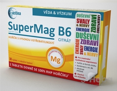 Astina SuperMag B6 citrát  30 tabliet