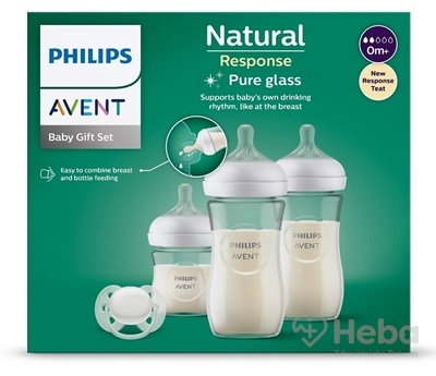 Philips AVENT Sada novorodenecká štartovacia Natural Response sklo SCD878/11