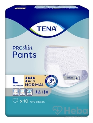 TENA Pants Normal L  naťahovacie inkontinenčné nohavičky 1x10 ks