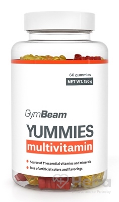 Multivitamín Yummies - GymBeam violet 60 kaps.