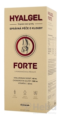 Hyalgel Forte s vitamínom C  500 ml tekutý prípravok pomaranč