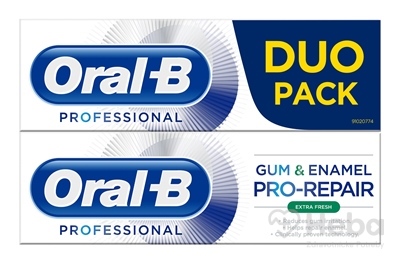 Oral B Zubná Pasta Gum&Enamel Pro-Repair Extra Fresh  2x75 ml zubná pasta