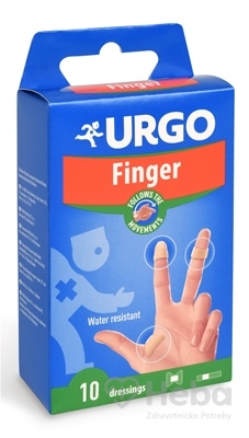 URGO Finger  náplasť na prsty, 2 veľkosti, 1x10 ks
