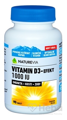 Swiss Naturevia Vitamin D3-efekt 1000 I.u.  tbl 1x90 ks