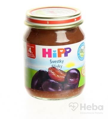 HiPP Príkrm ovocný Slivky  (od ukonč. 4. mesiaca) 1x125 g
