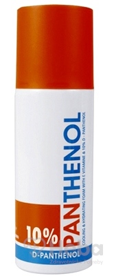 Medicprogess Panthenol 10% chladivý upokojujúci sprej  150 ml pena po opaľovaní