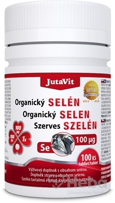 JutaVit Organický Selén 100 mcg  100 tabliet