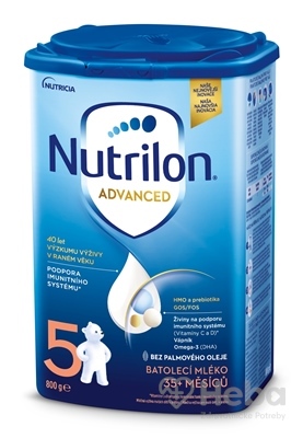 Nutrilon Advanced 5  batoľacia mliečna výživa v prášku (od 35 mesiacov) 1x800 g