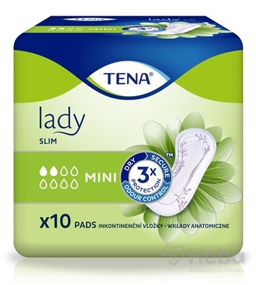 TENA Lady Slim Mini  inkontinenčné vložky 1x10 ks