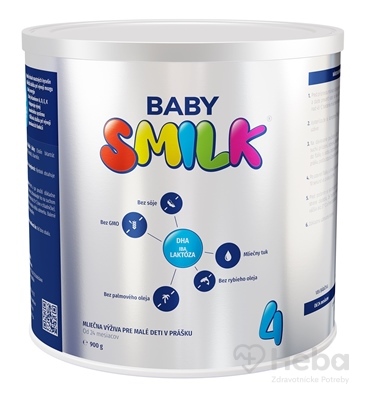 Babysmilk 4  mliečna výživa pre malé deti v prášku (od 24 mesiacov) 1x900 g