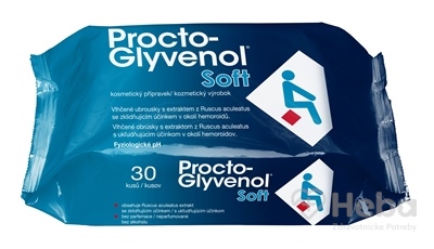 Procto-Glyvenol Soft  vlhčené obrúsky 1x30 ks