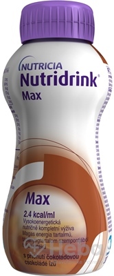 Nutridrink Max  s čokoládovou príchuťou 4x300 ml (1200 ml)