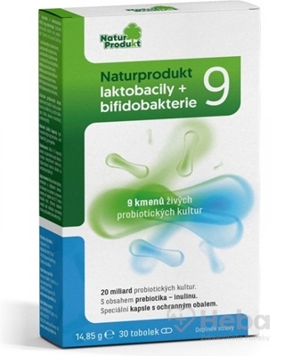 NaturProdukt Laktobacily + bifidobakterie 9  cps 1x30 ks