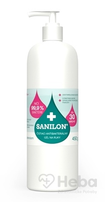 SANILON čistiaci antibakteriálny gél na ruky  1x450 g