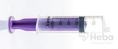 D-3nteral Single use Syringe Enfit  jednorázová striekačka na podávanie enterálnej výživy (60 ml) 1x1 ks