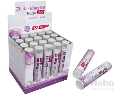 Chela-Mag B6 Forte shot  ampuly, višňová príchuť 20x25 ml
