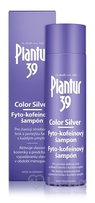 Plantur 39 Color Silver Fyto-kofeínový šampón  1x250 ml