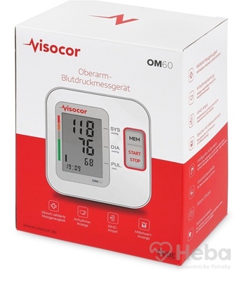 Tonometer Visocor Om60  tlakomer digitálny automatický na rameno 1x1 ks