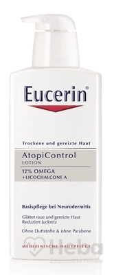 Eucerin AtopiControl Telové mlieko  pre suchú pleť 1x400 ml