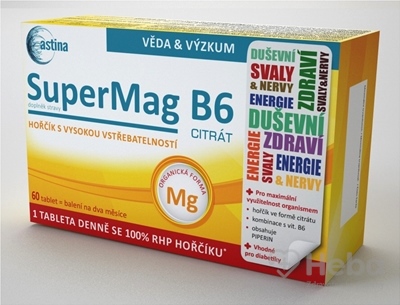 Astina SuperMag B6 citrát  60 tabliet