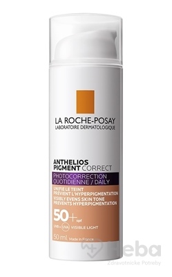 La Roche-Posay Anthelios Pigment Correct Medium fotokorekčný denný tónovaný krém SPF 50+  50 ml krém