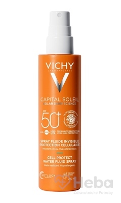 Vichy Capital Soleil fluidný sprej na opaľovanie SPF50+  200 ml opaľovací sprej