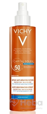 Vichy Capital Soleil hydratačný sprej na opaľovanie SPF50+  200 ml opaľovací sprej