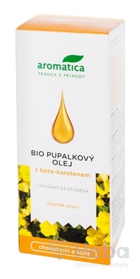 Aromatica Bio pupalkový olej s beta-karoténom  50 ml olej