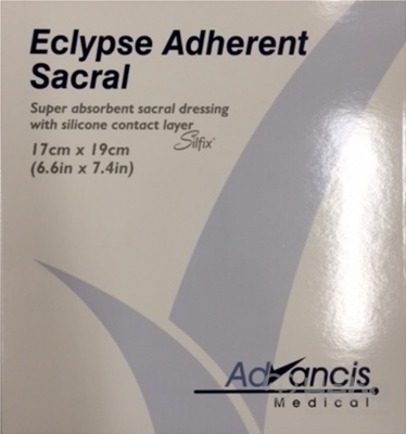 Eclypse Adherent Sacral  krytie na rany superabsorpčné 17x19 cm, 1x10 ks