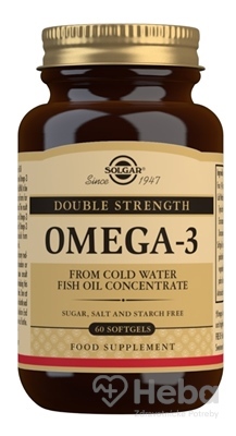OMEGA 3 DOUBLE STRENGTH 60CPS SOLGAR