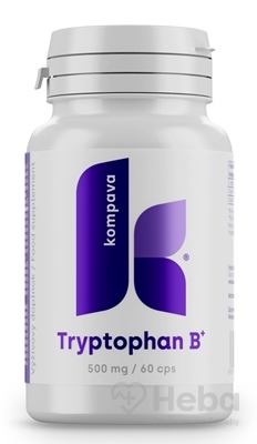 kompava Tryptofan B+  cps 500 mg (Dobrá nálada a spánok) 1x60 ks
