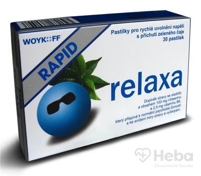 relaxa RAPID - Woykoff  pastilky 1x30 ks