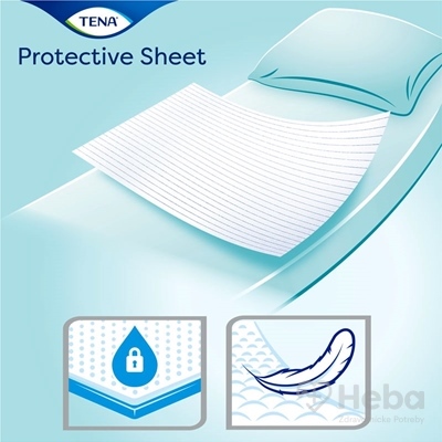 TENA Protective Sheet  jednorazová ochranná plachta, 210x80 cm, 1x100 ks
