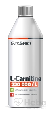 L-Karnitín - GymBeam pomaranč 500 ml