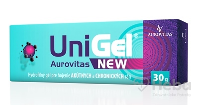 UniGel AUROVITAS NEW  hydrofilný gél na hojenie rán 1x30 g