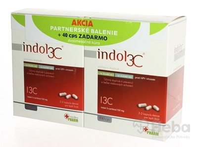 Indol3c Akcia  cps partnerské balenie, dvojmesačná kúra, 2x120 (240 ks)