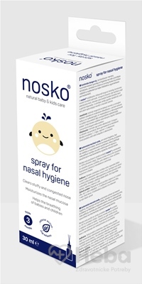 nosko sprej pre nosovú hygienu  izotonická morská voda 1x30 ml