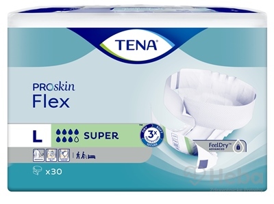 TENA Flex Super L  inkontinenčné nohavičky s rýchloupevňovacím pásom 1x30 ks