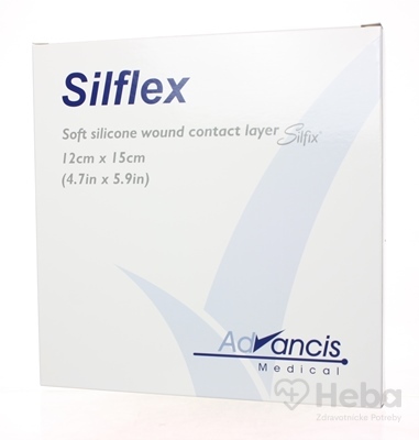 Silflex  krytie na rany nepriľnavé 12x15 cm 1x10 ks